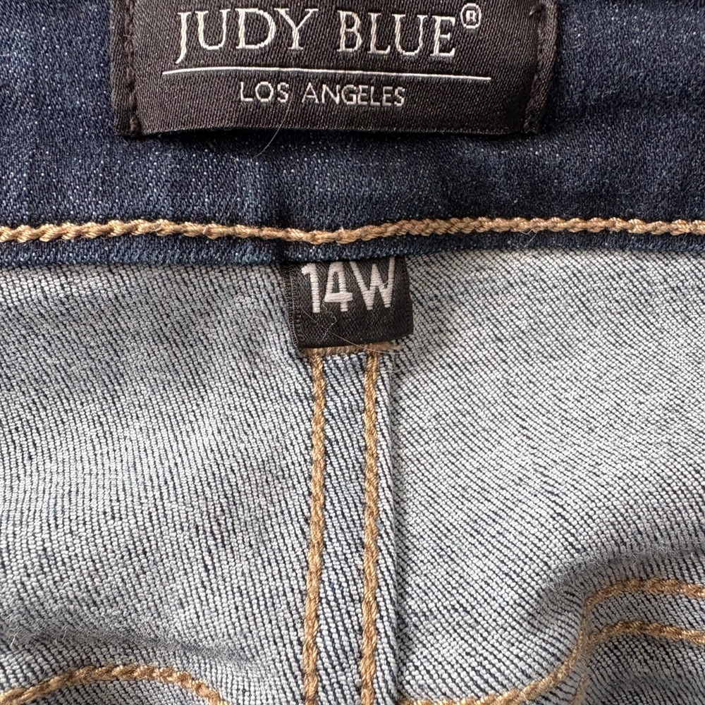 Judy Blue Dark Blue Flare Jeans - Picture 7 of 13